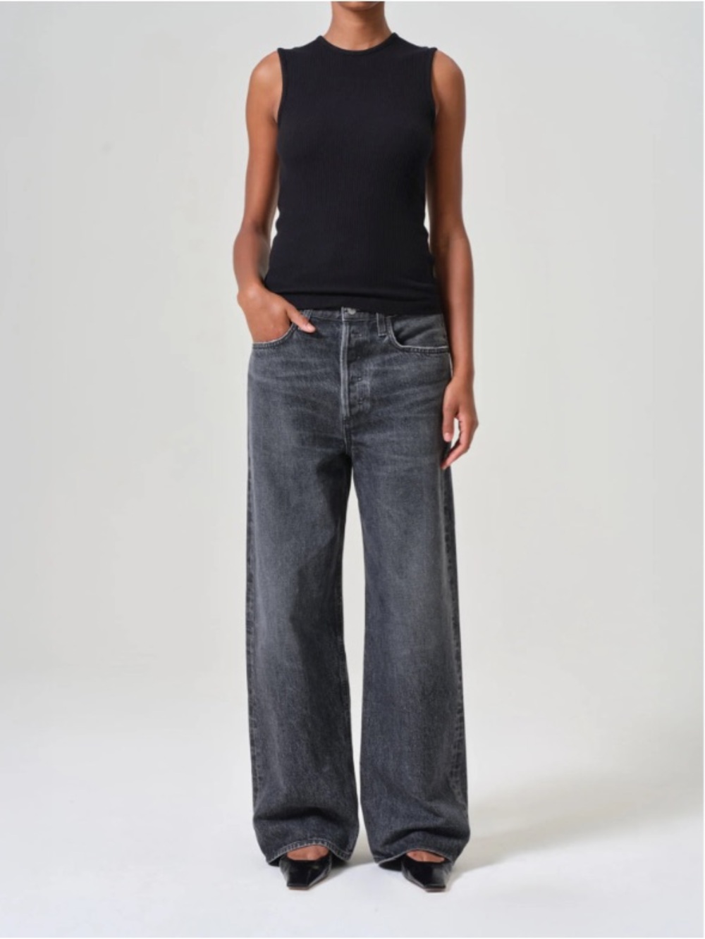 AGOLDE “Low Slung Baggy” 23 GREY